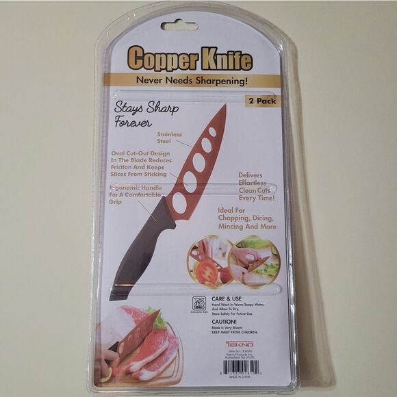 Copper Knife 2 Pack - Picture 3 of 5